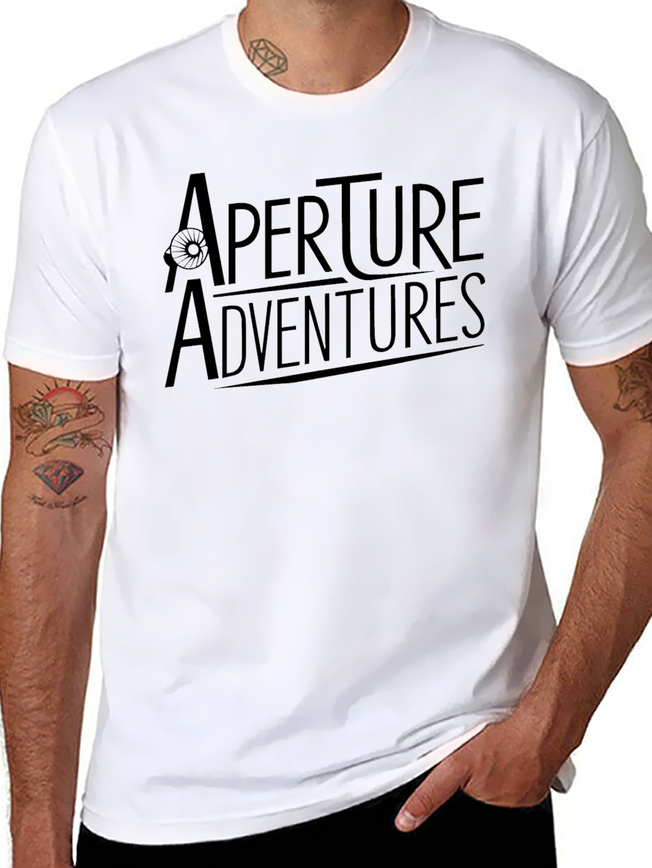 Aperture Adventures Graphic Tee - Black
