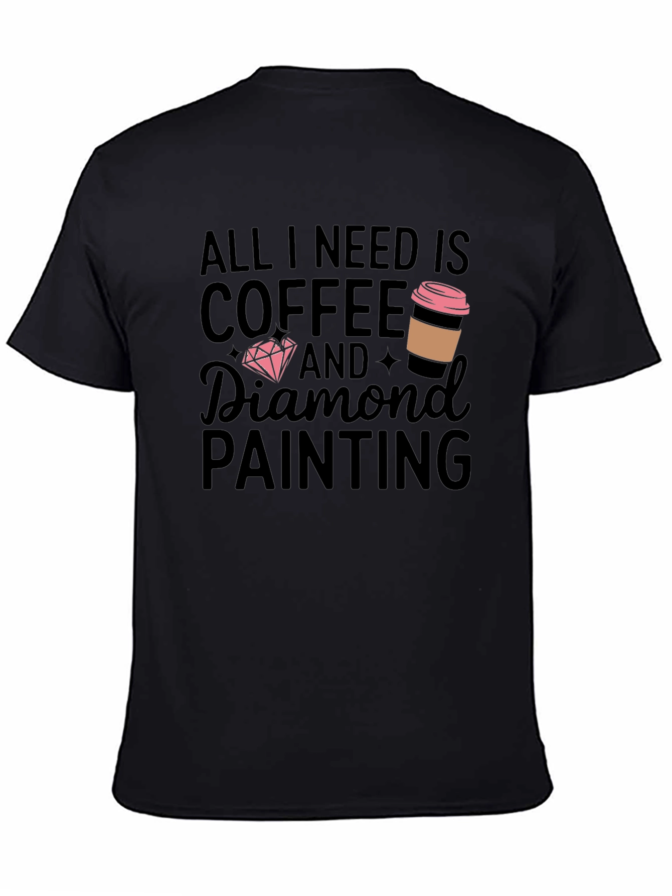 Coffee and Diamond Painting T-Shirt