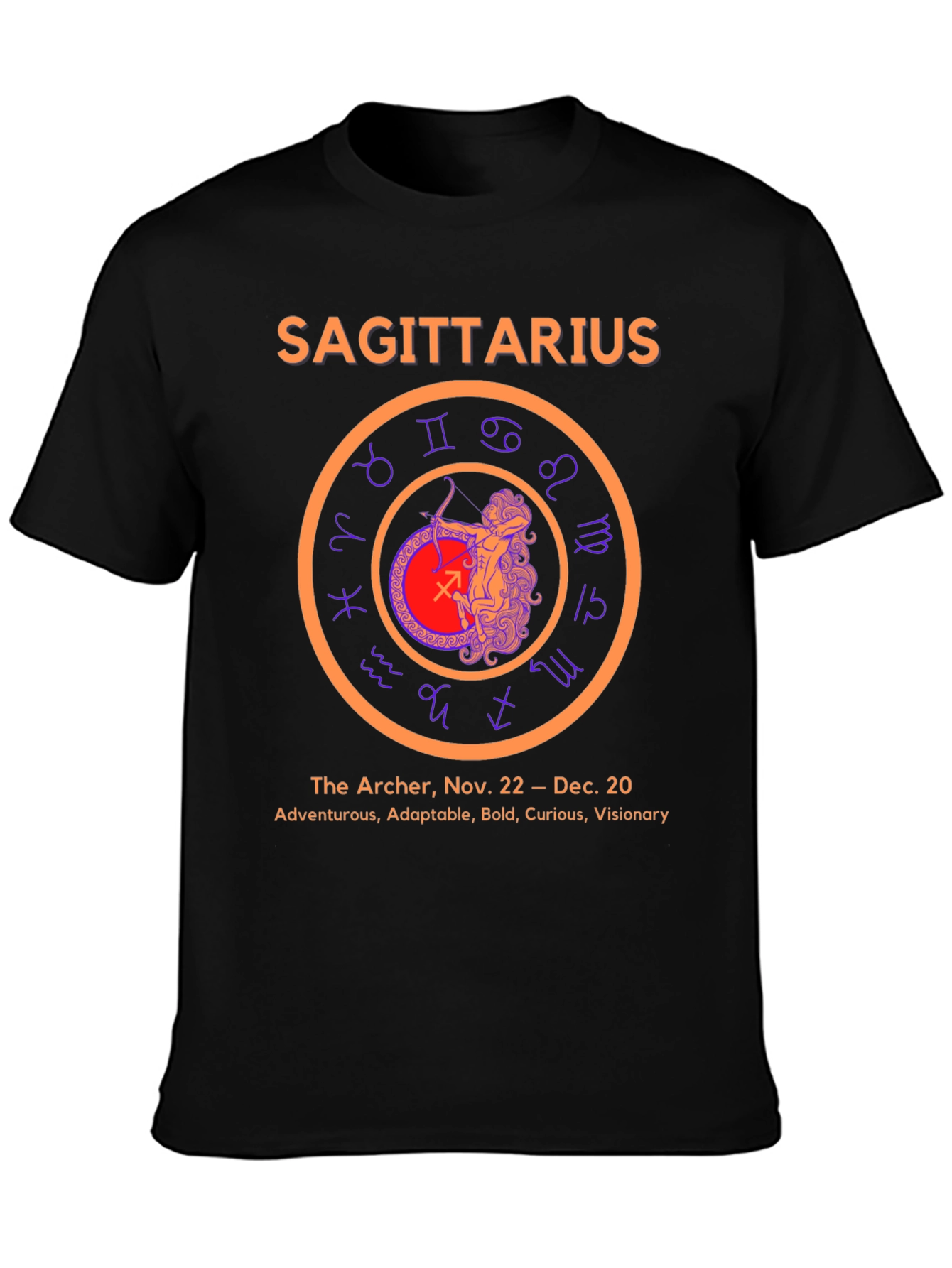 Sagittarius Zodiac T-Shirt - The Archer Tee