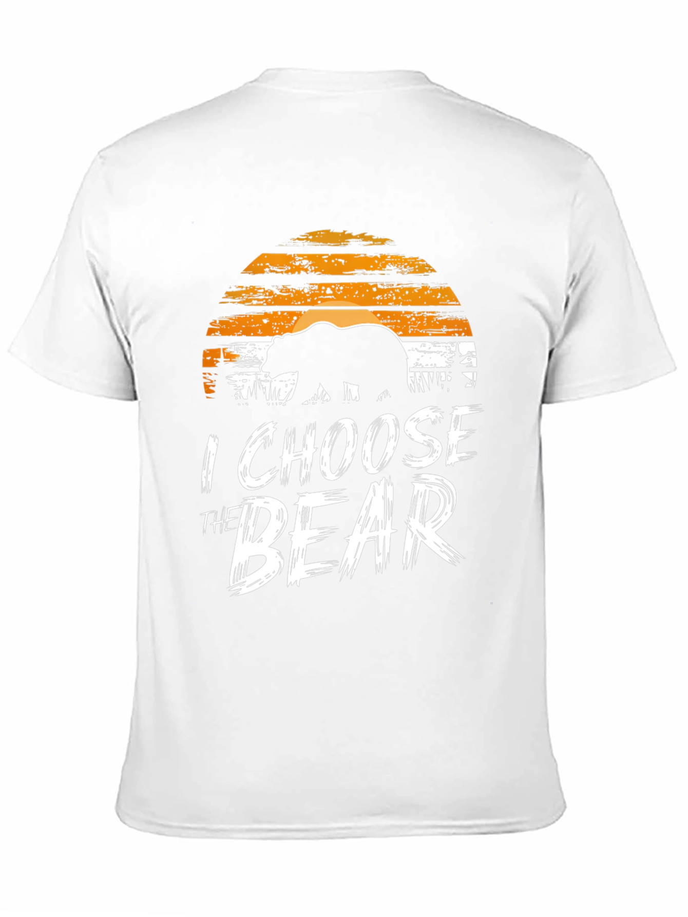I Choose The Bear Graphic Tee - Black