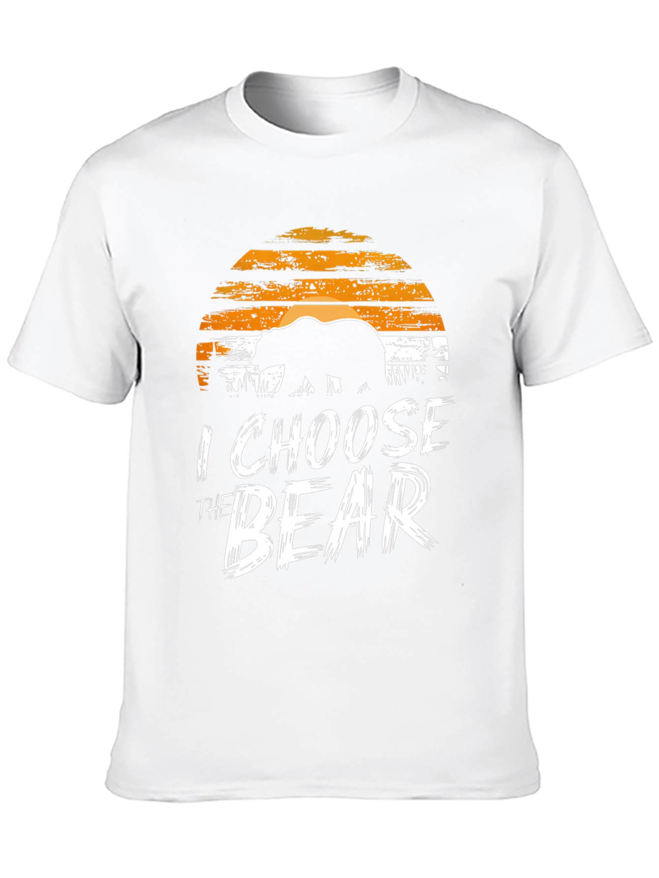 I Choose The Bear Graphic Tee - Black