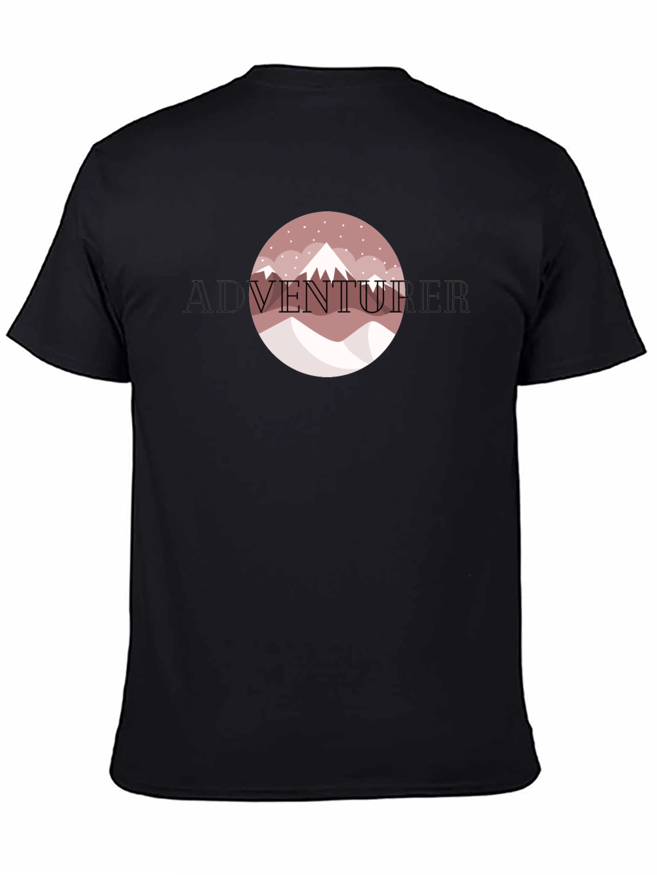 Adventurer Mountain Graphic Tee - Black