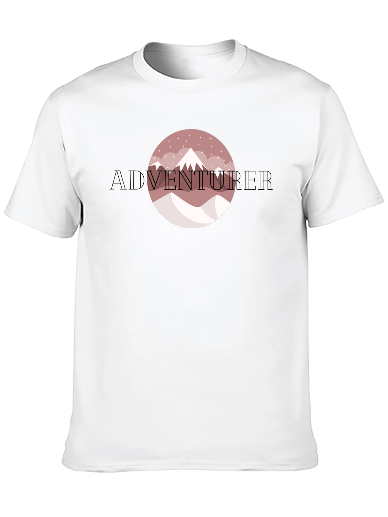 Adventurer Mountain Graphic Tee - Black