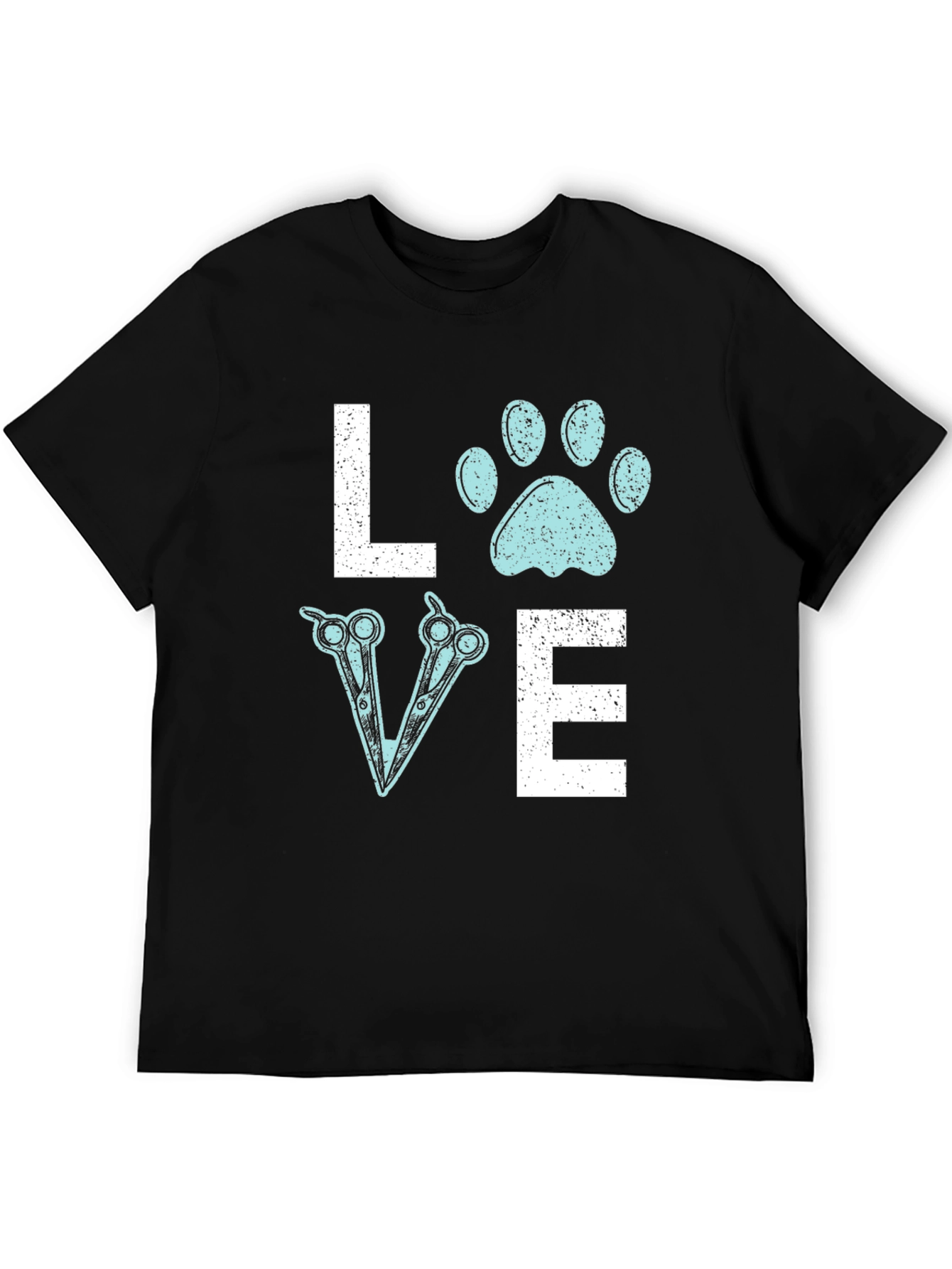 Love Groomer Paw Print T-Shirt