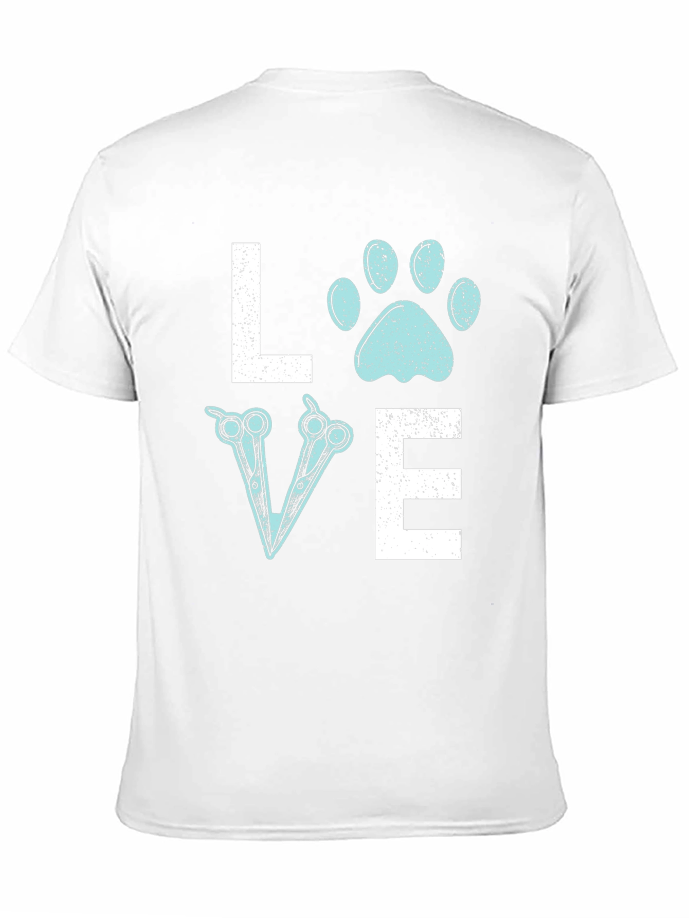 Love Groomer Paw Print T-Shirt