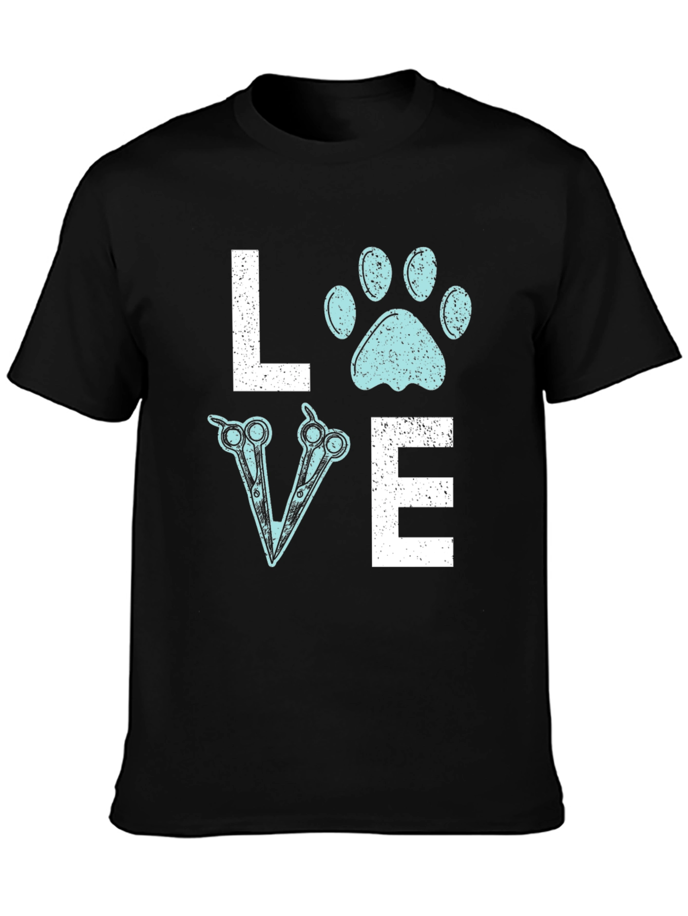 Love Groomer Paw Print T-Shirt