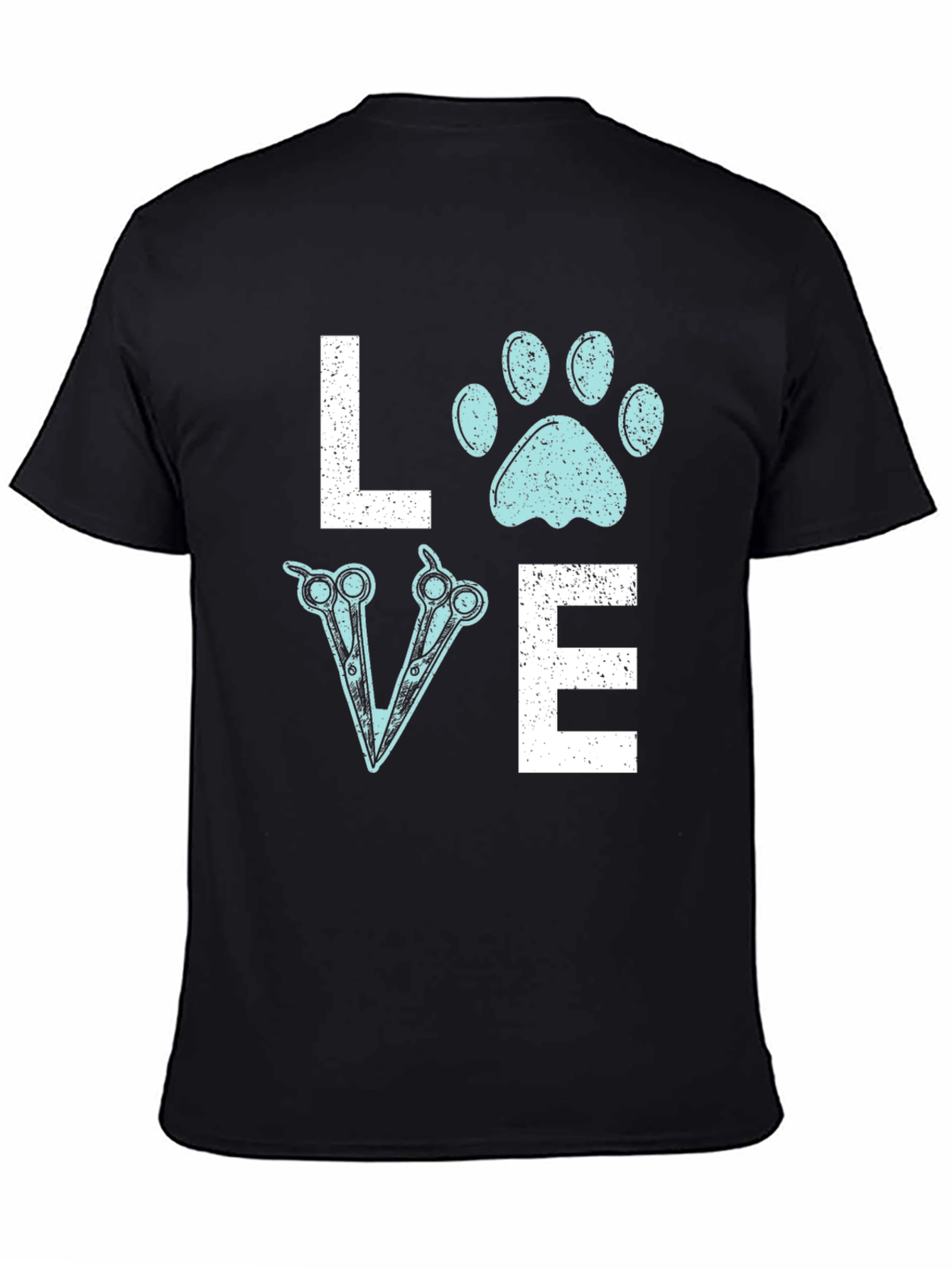 Love Groomer Paw Print T-Shirt