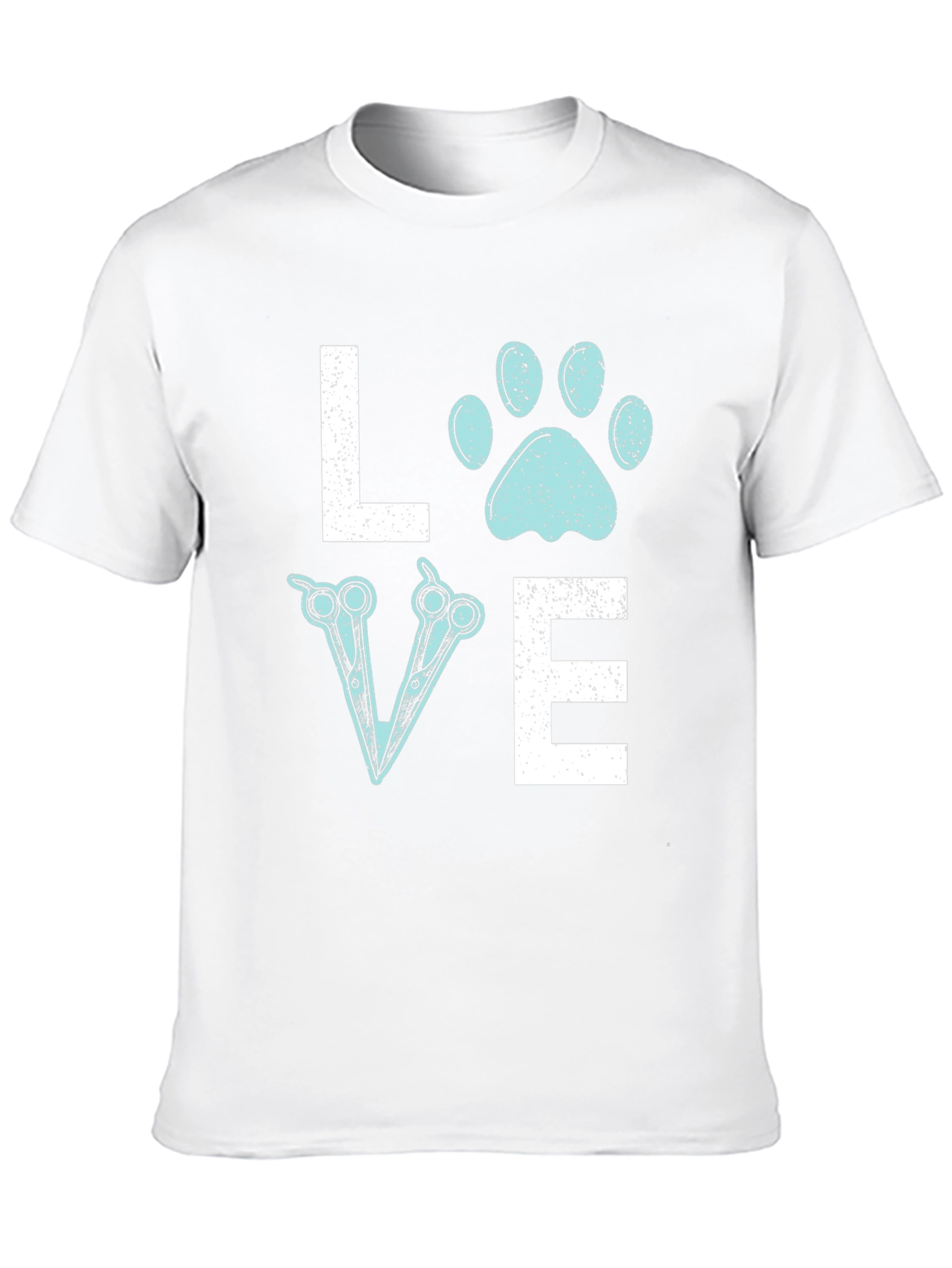 Love Groomer Paw Print T-Shirt