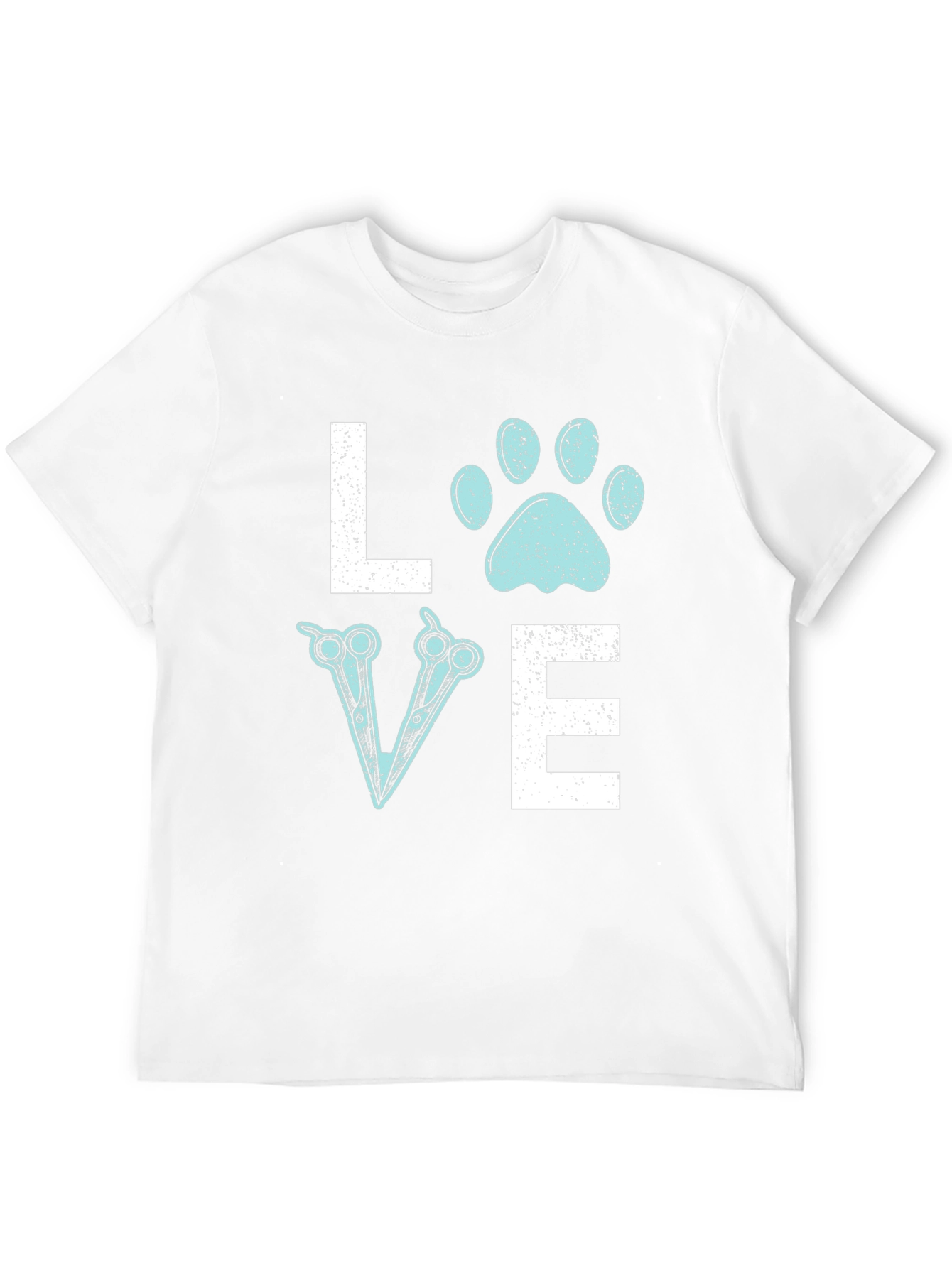 Love Groomer Paw Print T-Shirt