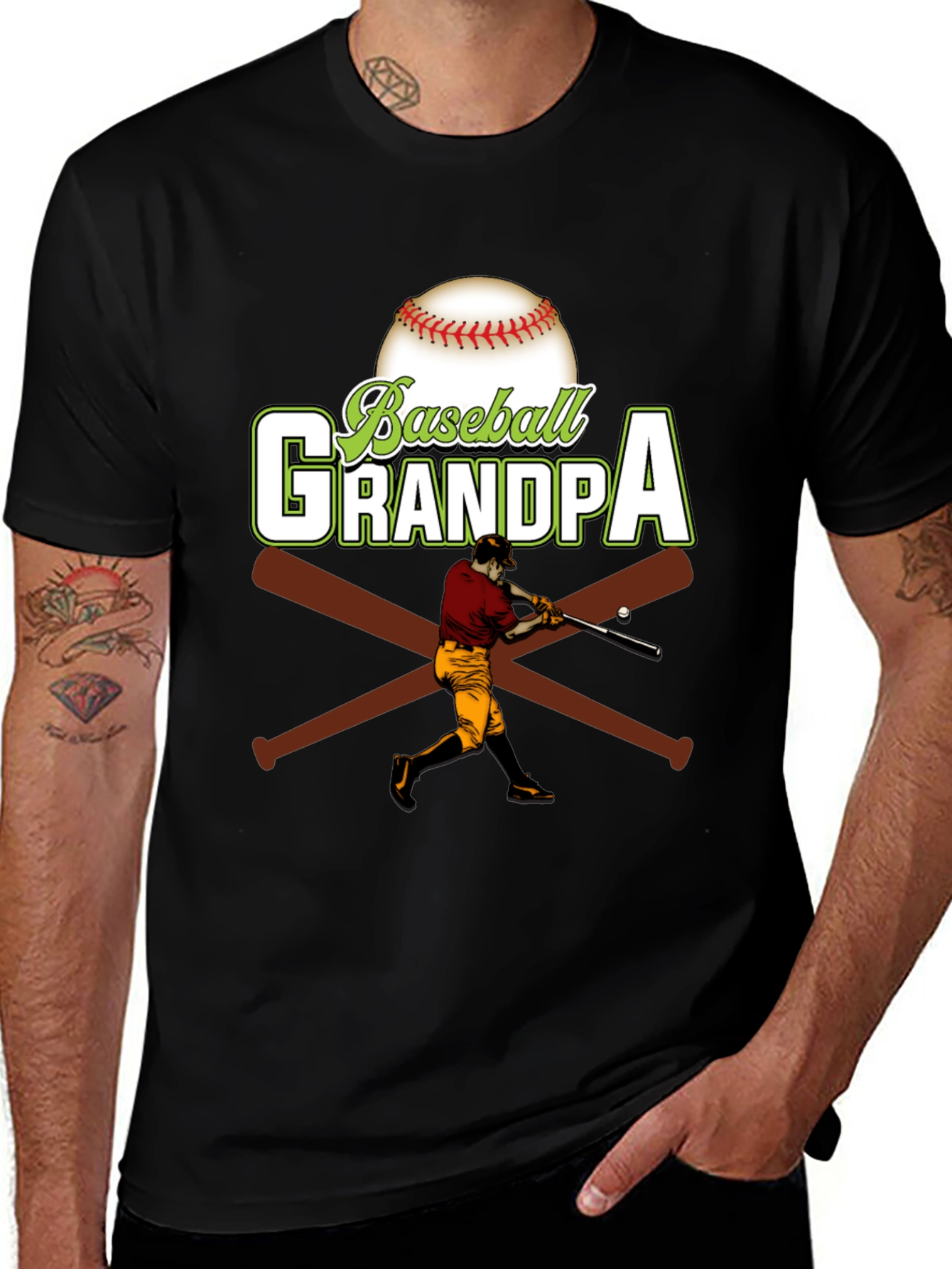 Baseball Grandpa T-Shirt