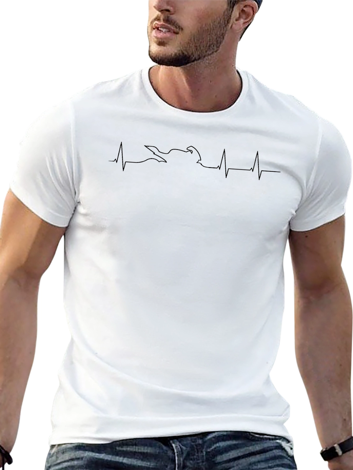 Motorcycle Heartbeat T-Shirt - Ride in Style