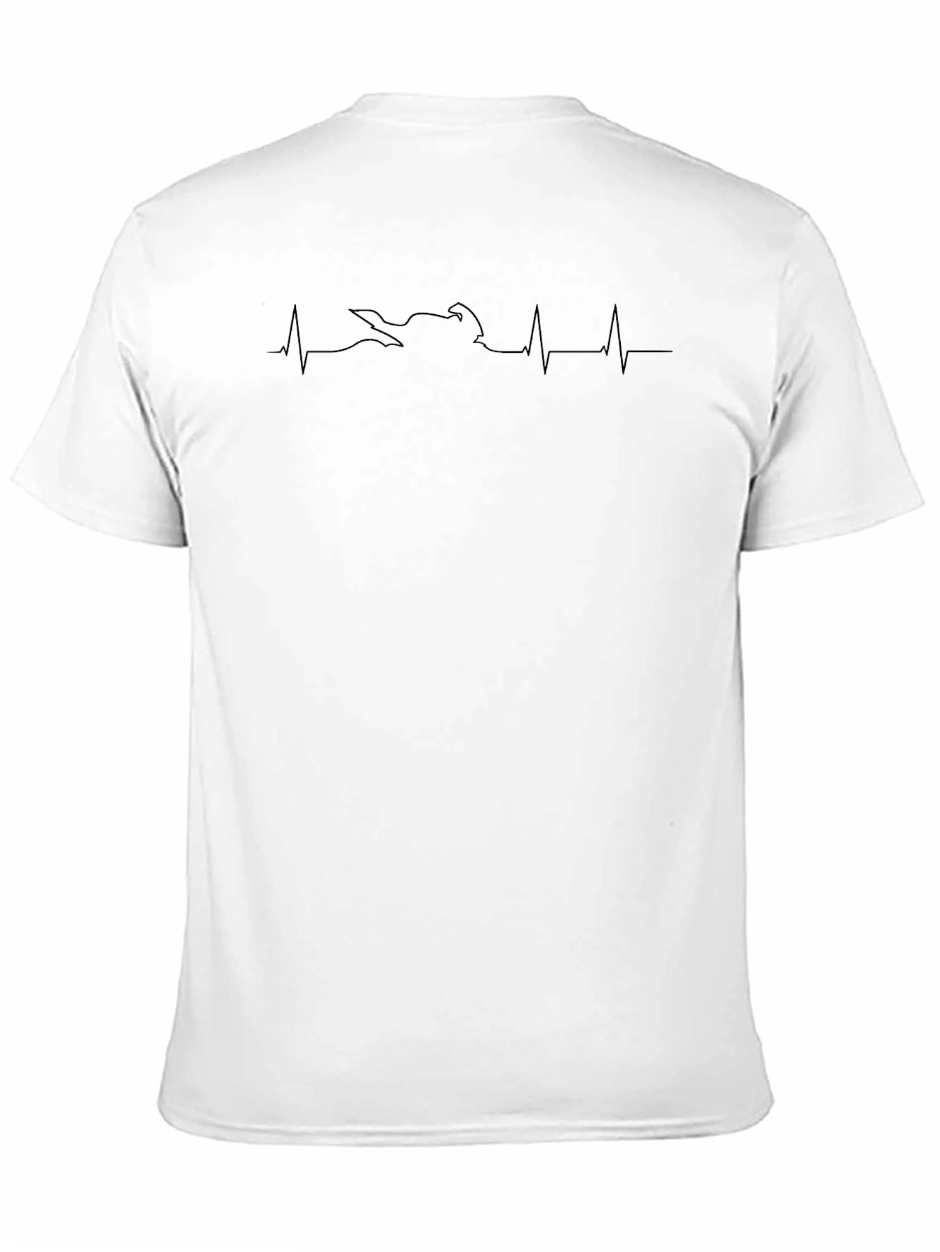 Motorcycle Heartbeat T-Shirt - Ride in Style