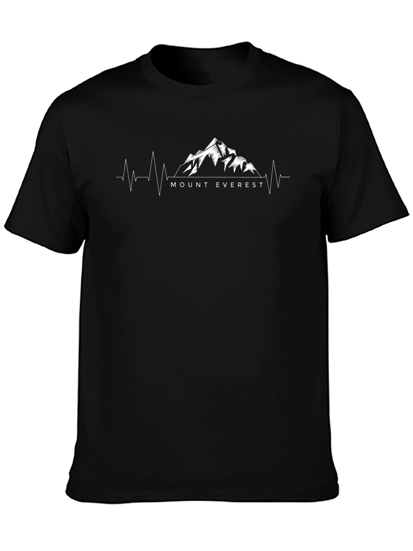 Mount Everest Heartbeat T-Shirt - Adventure Ready!