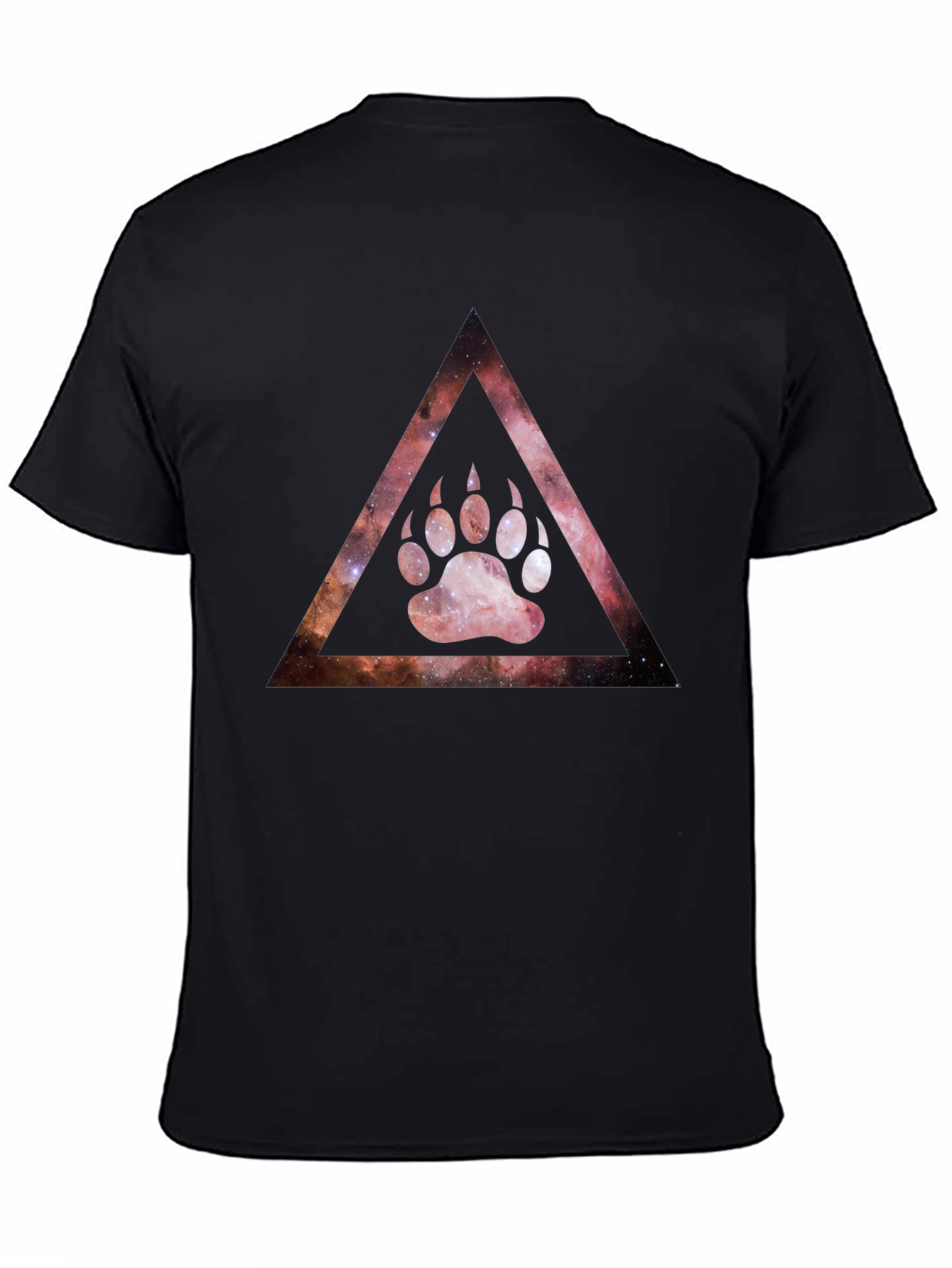 Galaxy Bear Paw Triangle T-Shirt