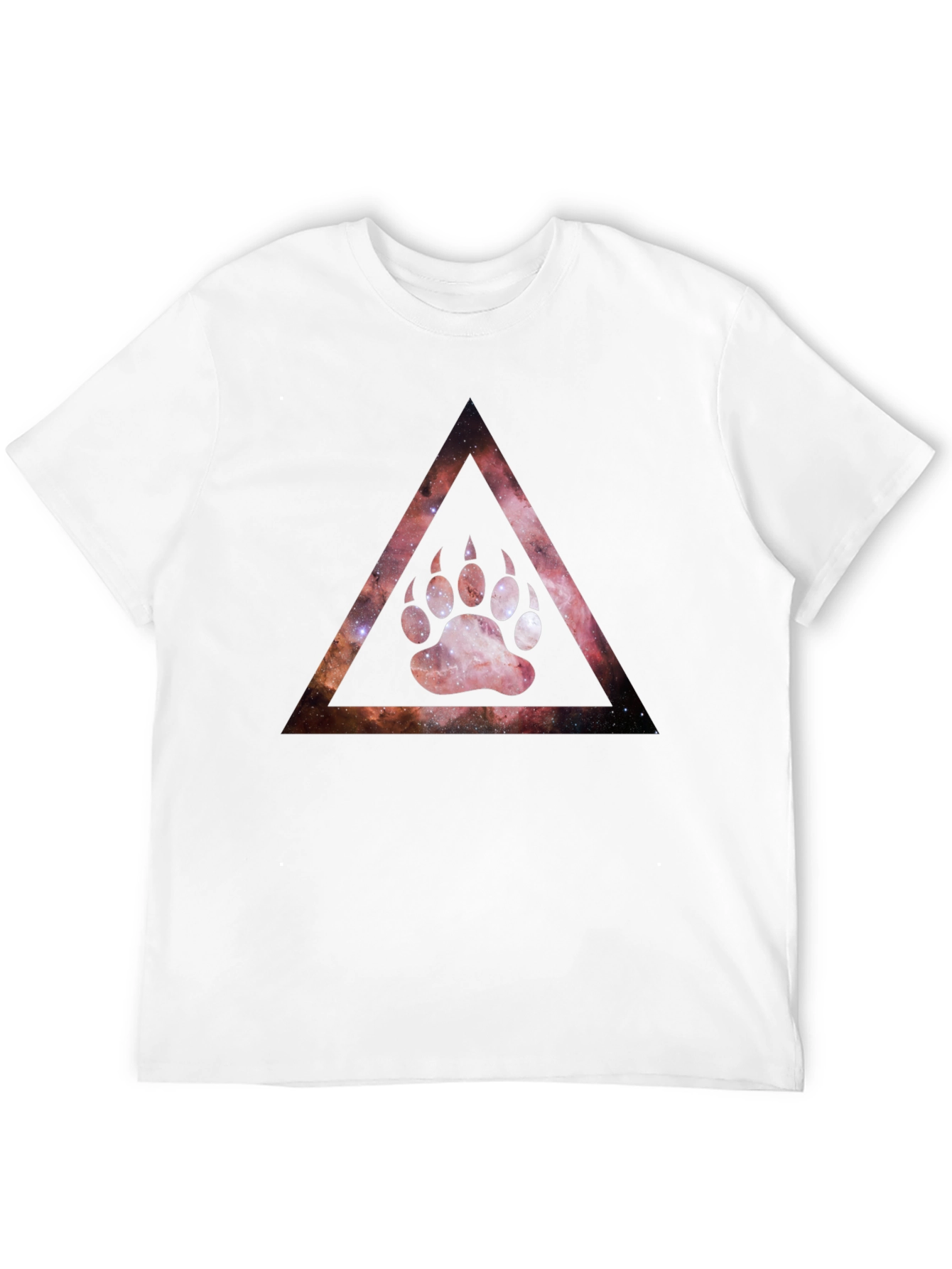 Galaxy Bear Paw Triangle T-Shirt