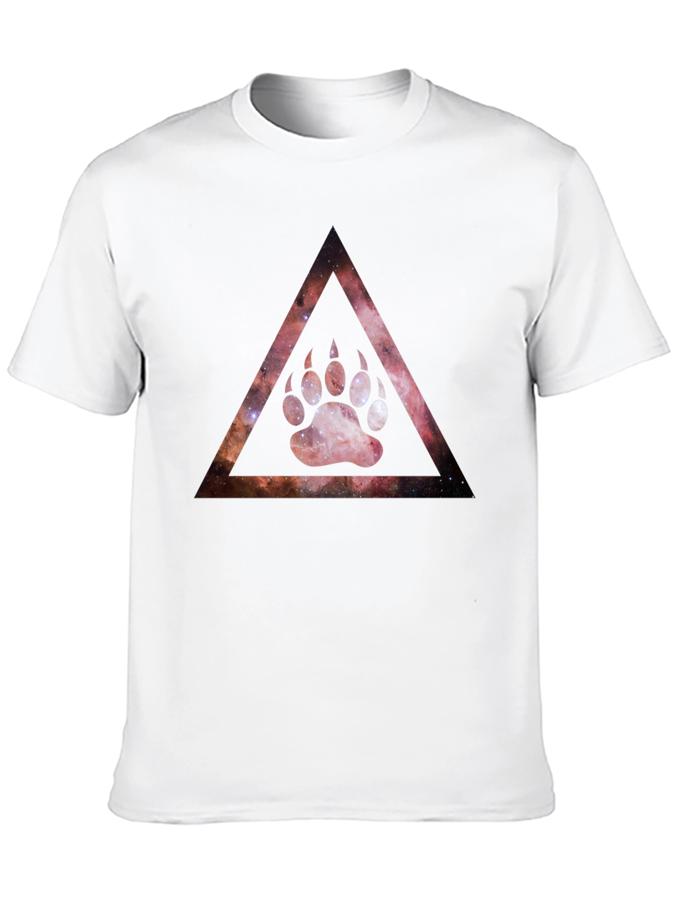 Galaxy Bear Paw Triangle T-Shirt