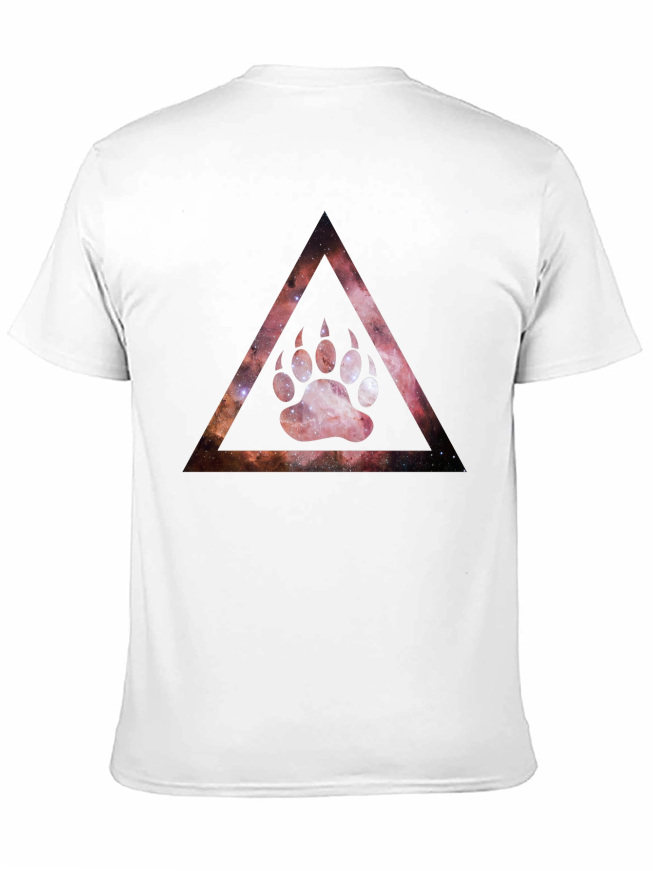 Galaxy Bear Paw Triangle T-Shirt