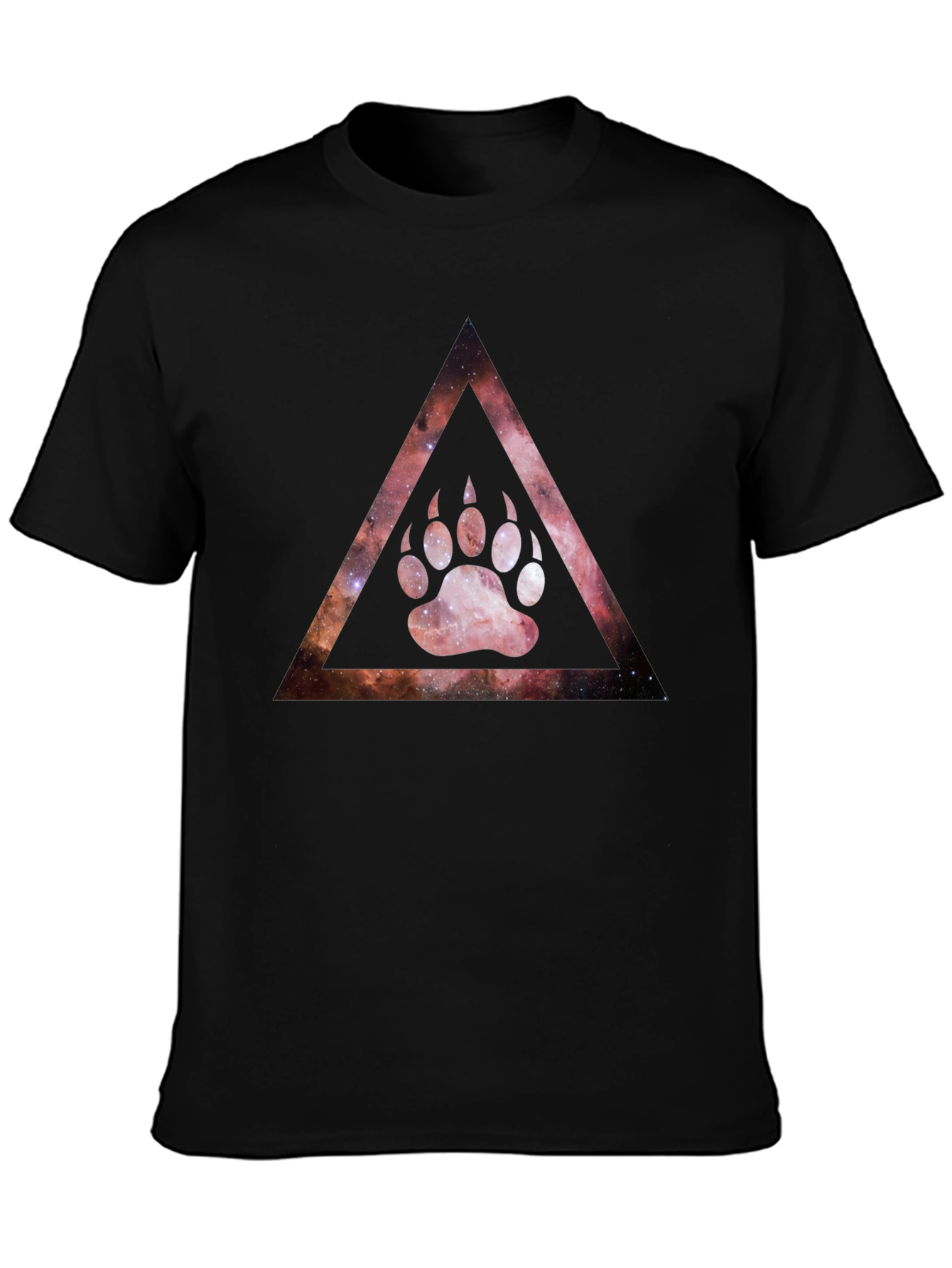 Galaxy Bear Paw Triangle T-Shirt