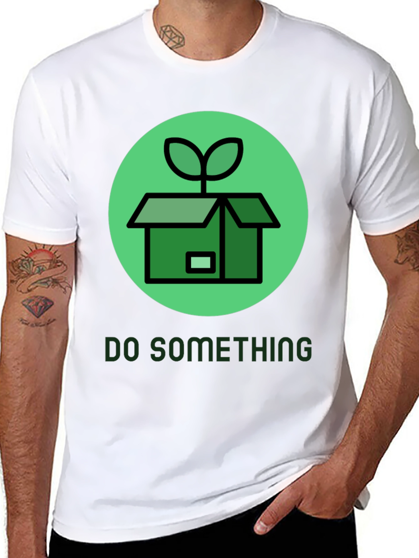 Eco-Friendly Do Something Graphic Tee