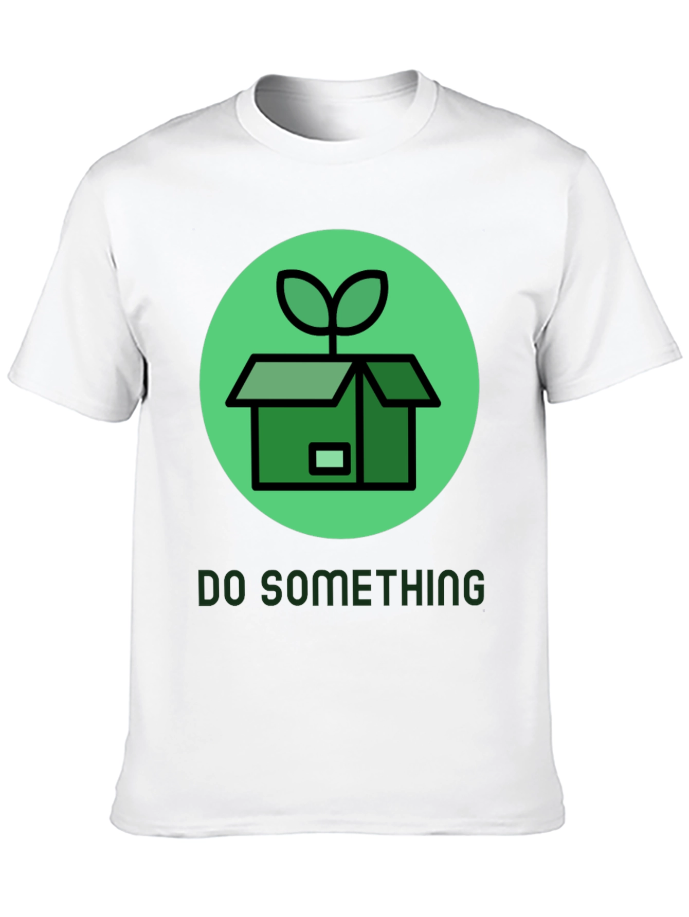Eco-Friendly Do Something Graphic Tee