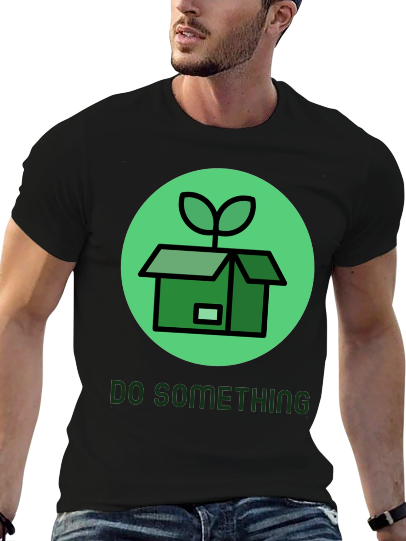 Eco-Friendly Do Something Graphic Tee