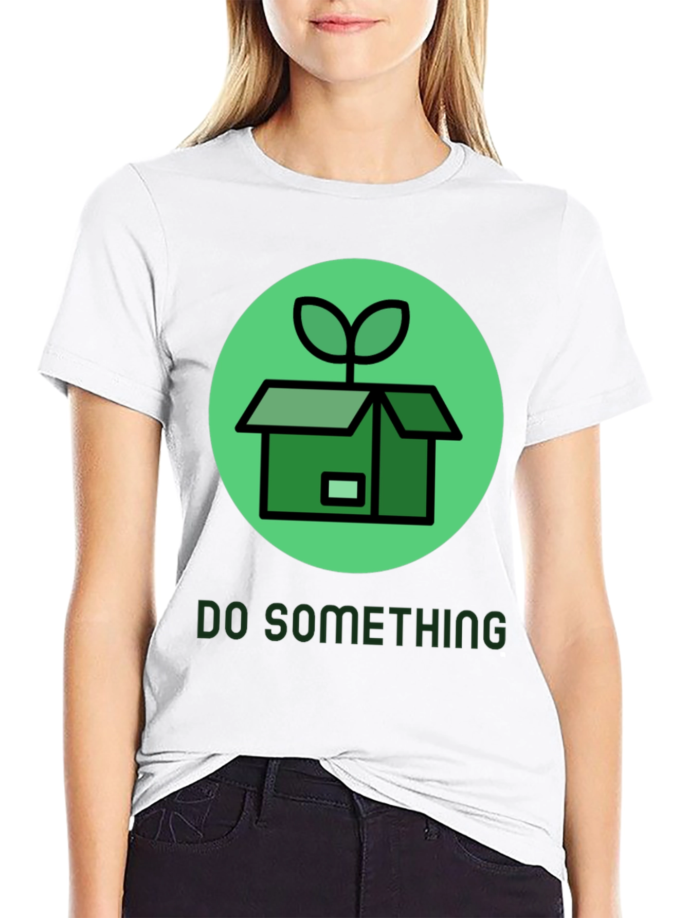 Eco-Friendly Do Something Graphic Tee