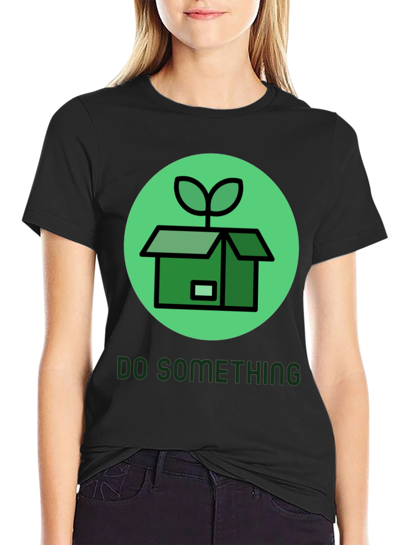 Eco-Friendly Do Something Graphic Tee