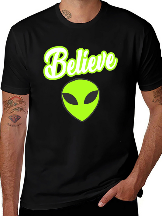 Believe Alien Graphic T-Shirt