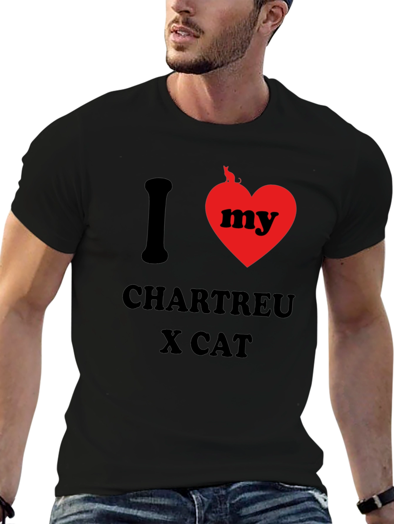 I Heart My Chartreux Cat T-Shirt