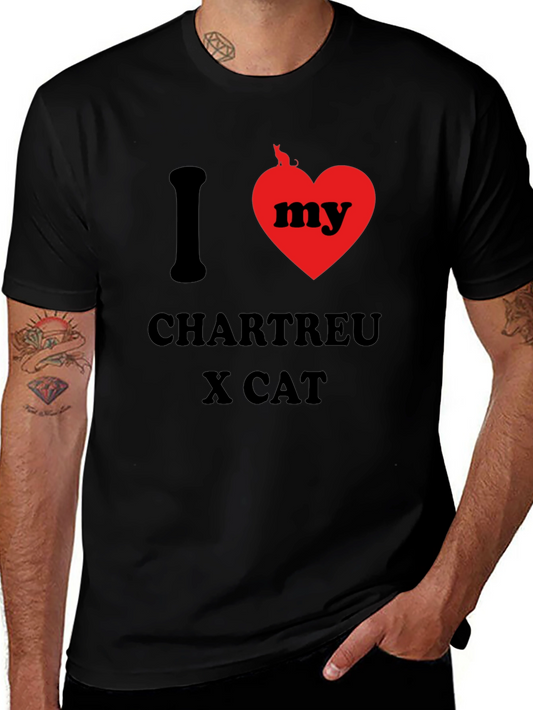 I Heart My Chartreux Cat T-Shirt