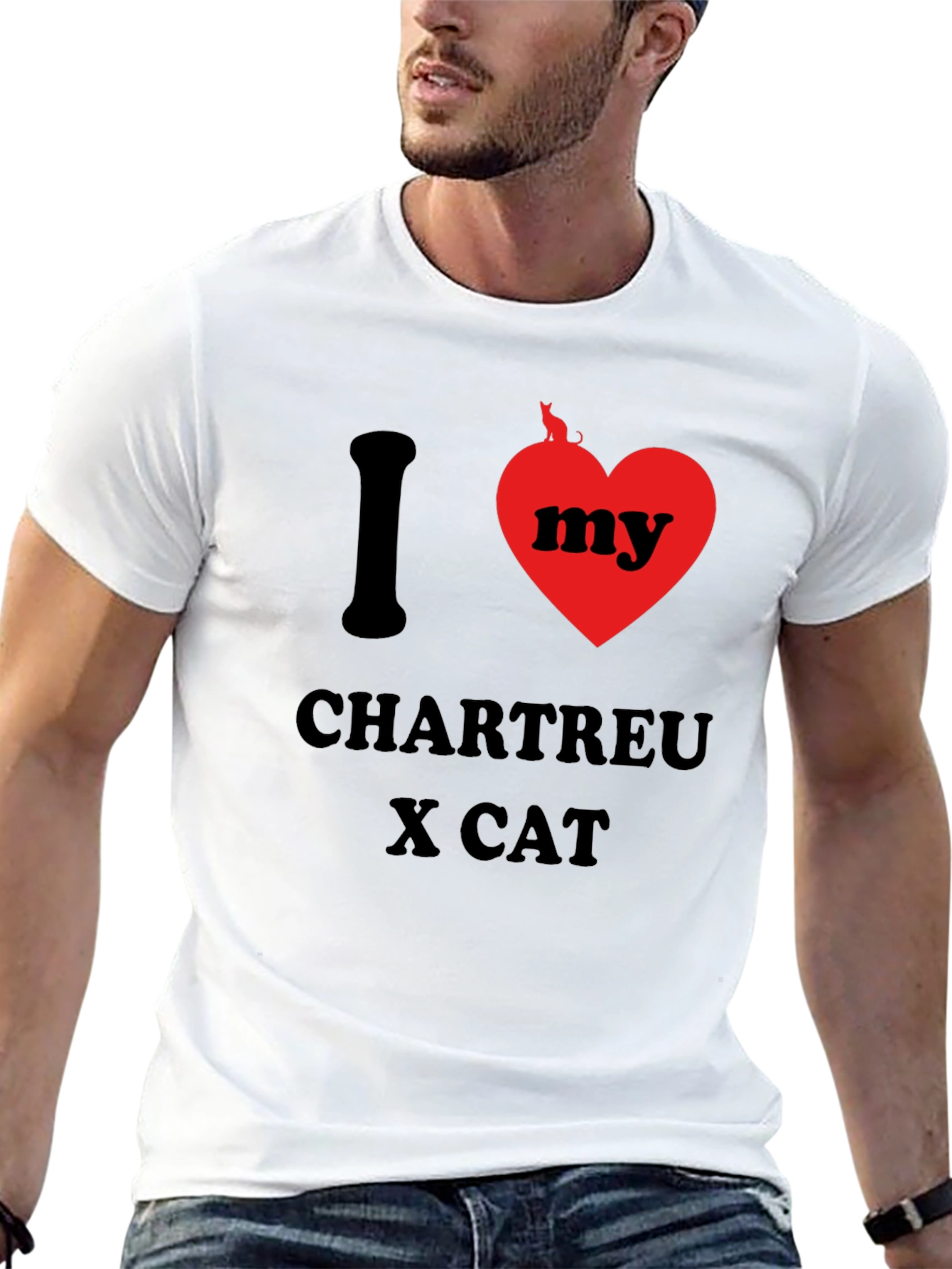 I Heart My Chartreux Cat T-Shirt