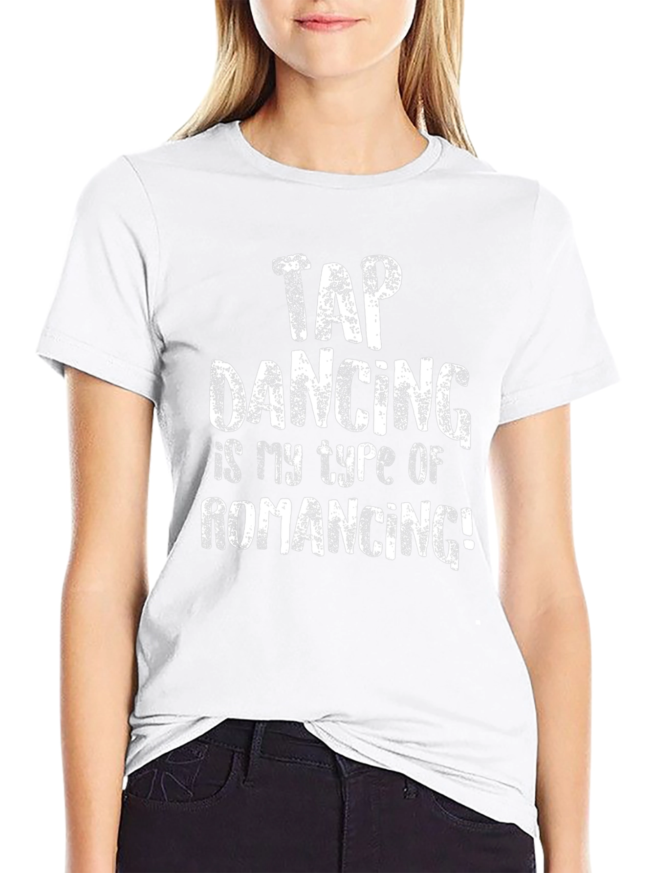 Tap Dancing Romancing Graphic Tee - Novelty T-Shirt