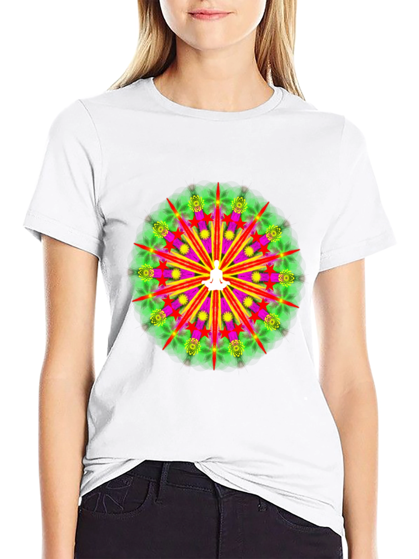 Zen Mandala T-Shirt - Meditative Design