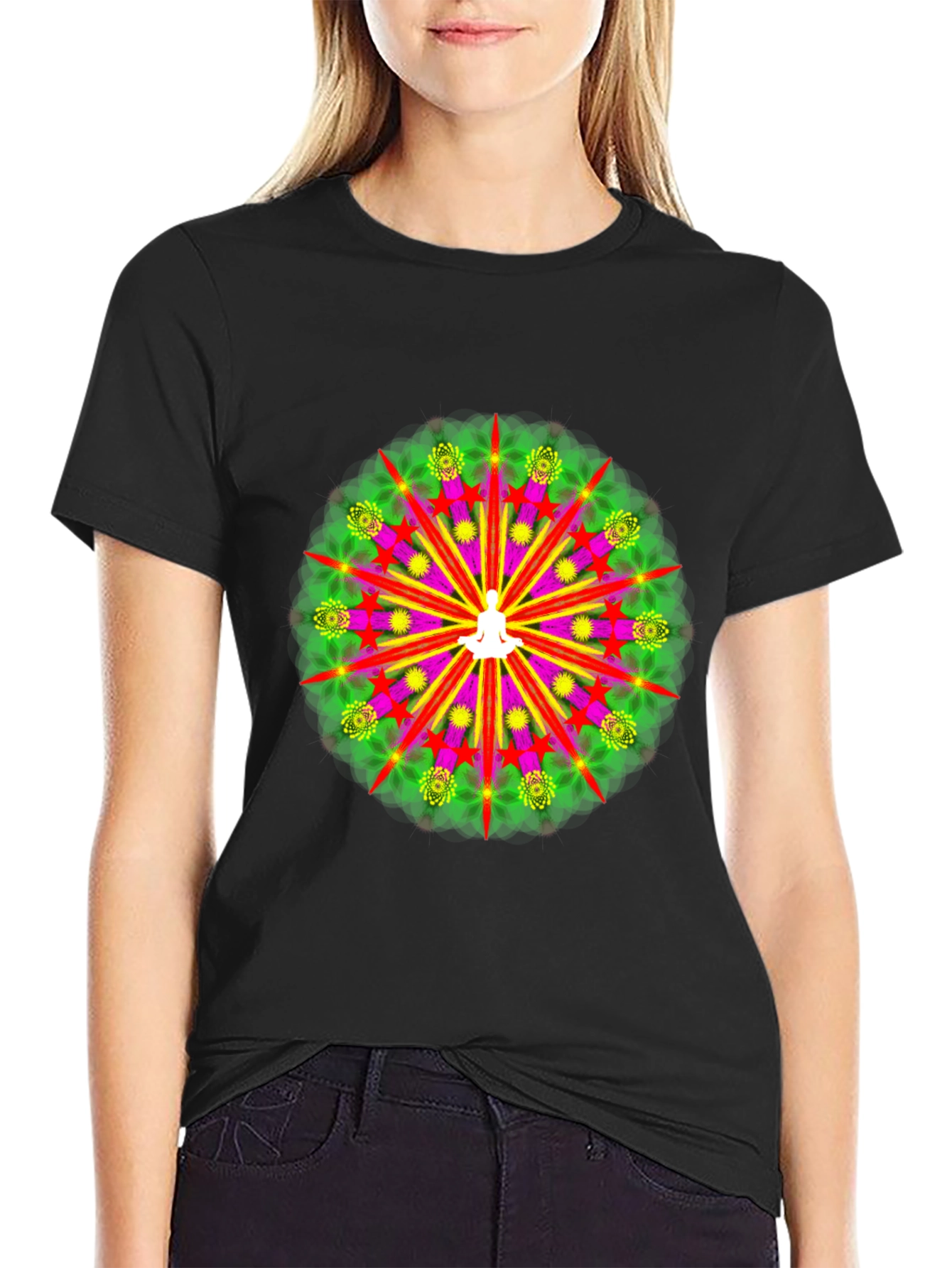 Zen Mandala T-Shirt - Meditative Design