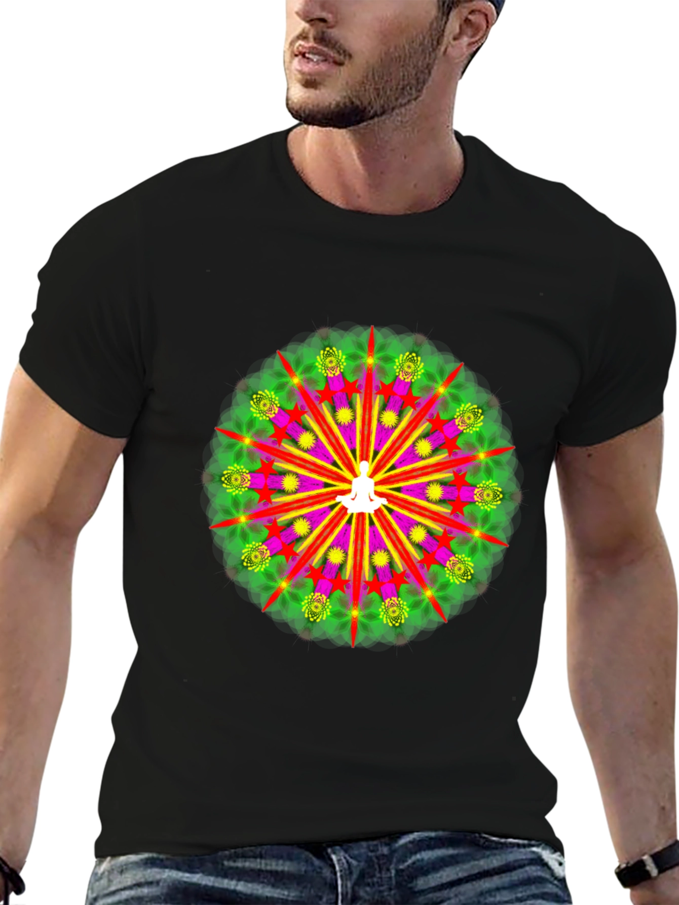 Zen Mandala T-Shirt - Meditative Design