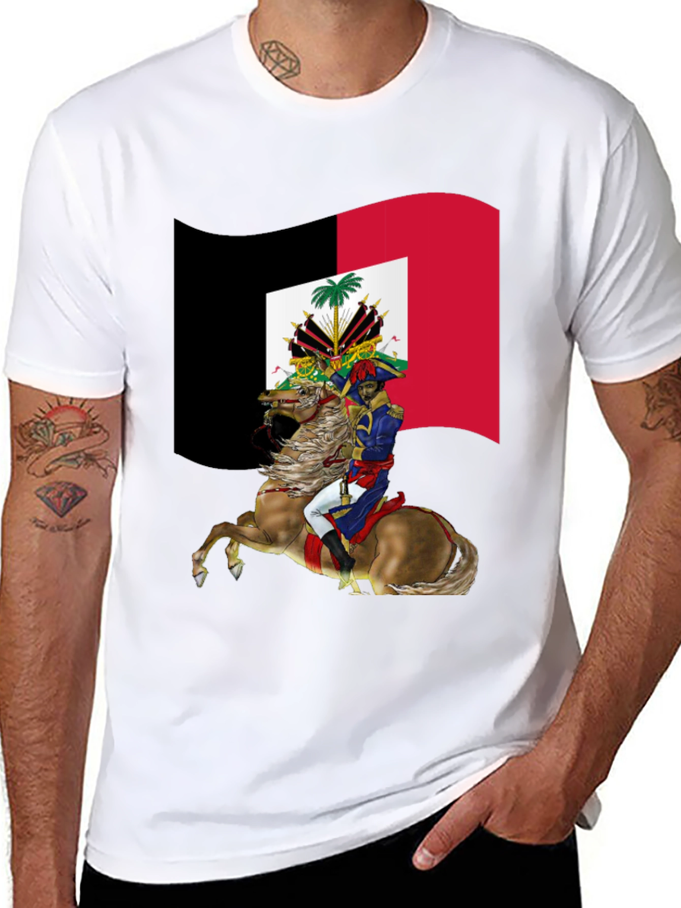Haitian Flag T-Shirt: Toussaint Louverture