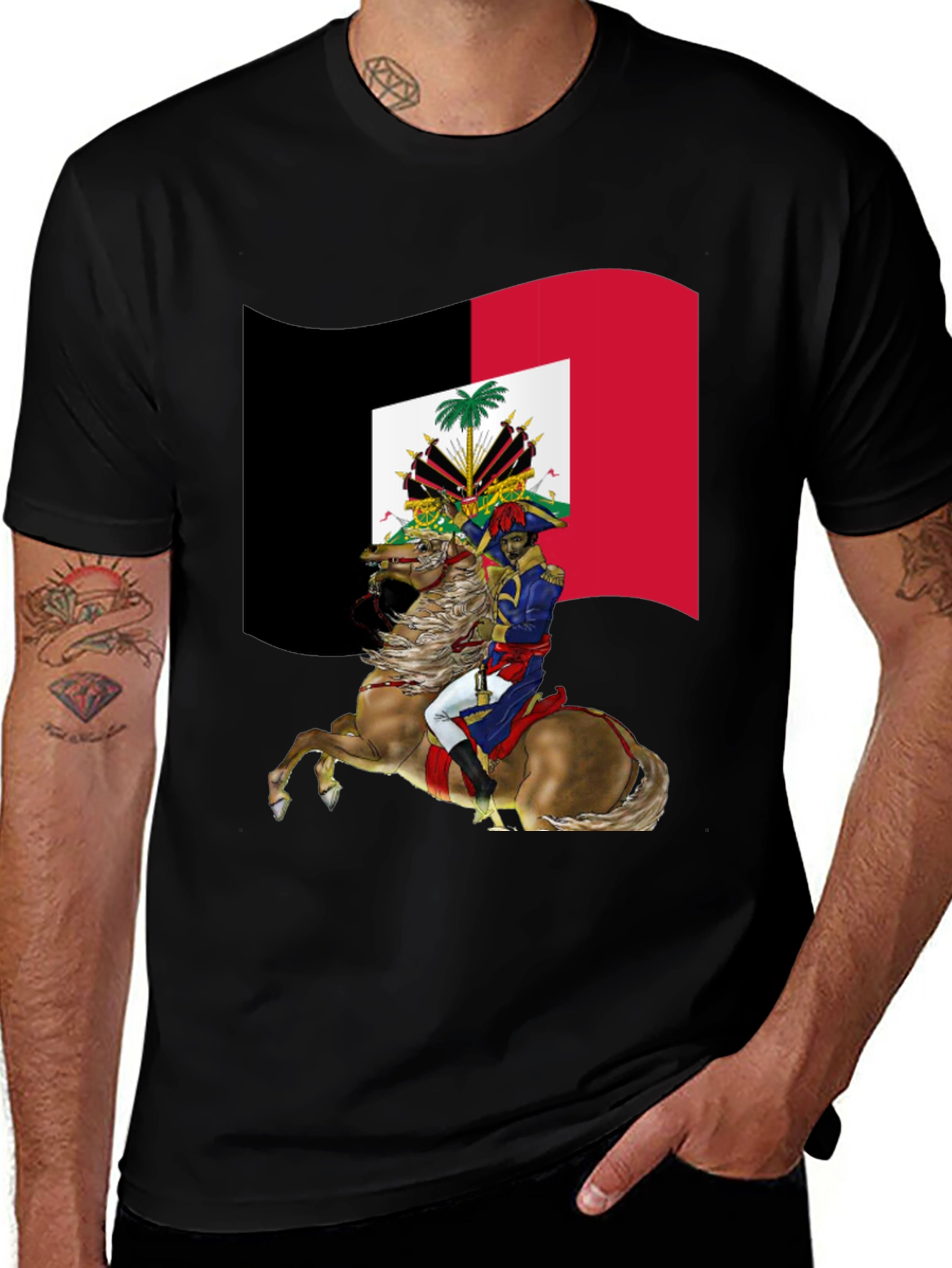 Haitian Flag T-Shirt: Toussaint Louverture