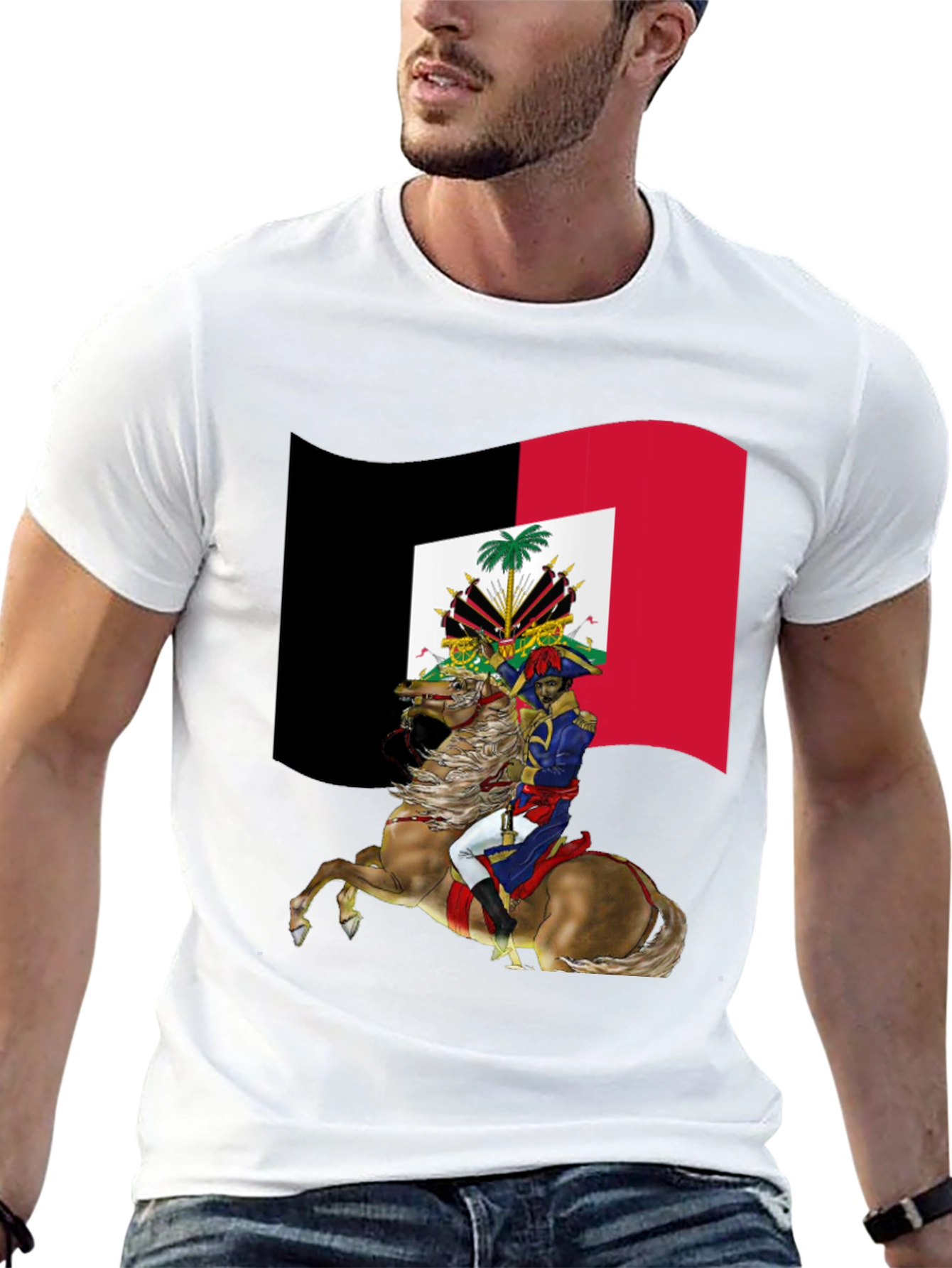 Haitian Flag T-Shirt: Toussaint Louverture