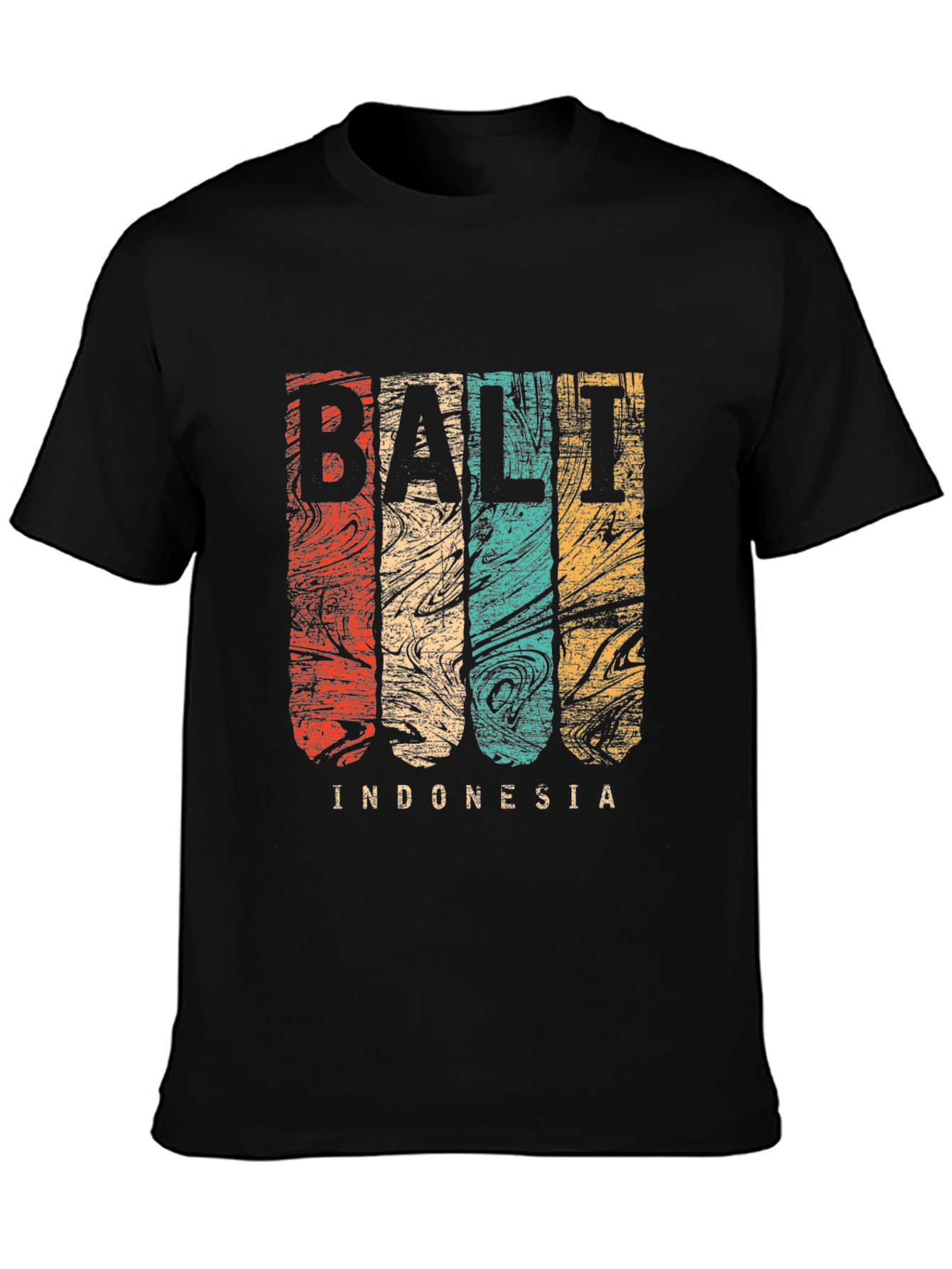 Bali Indonesia Retro Graphic T-Shirt