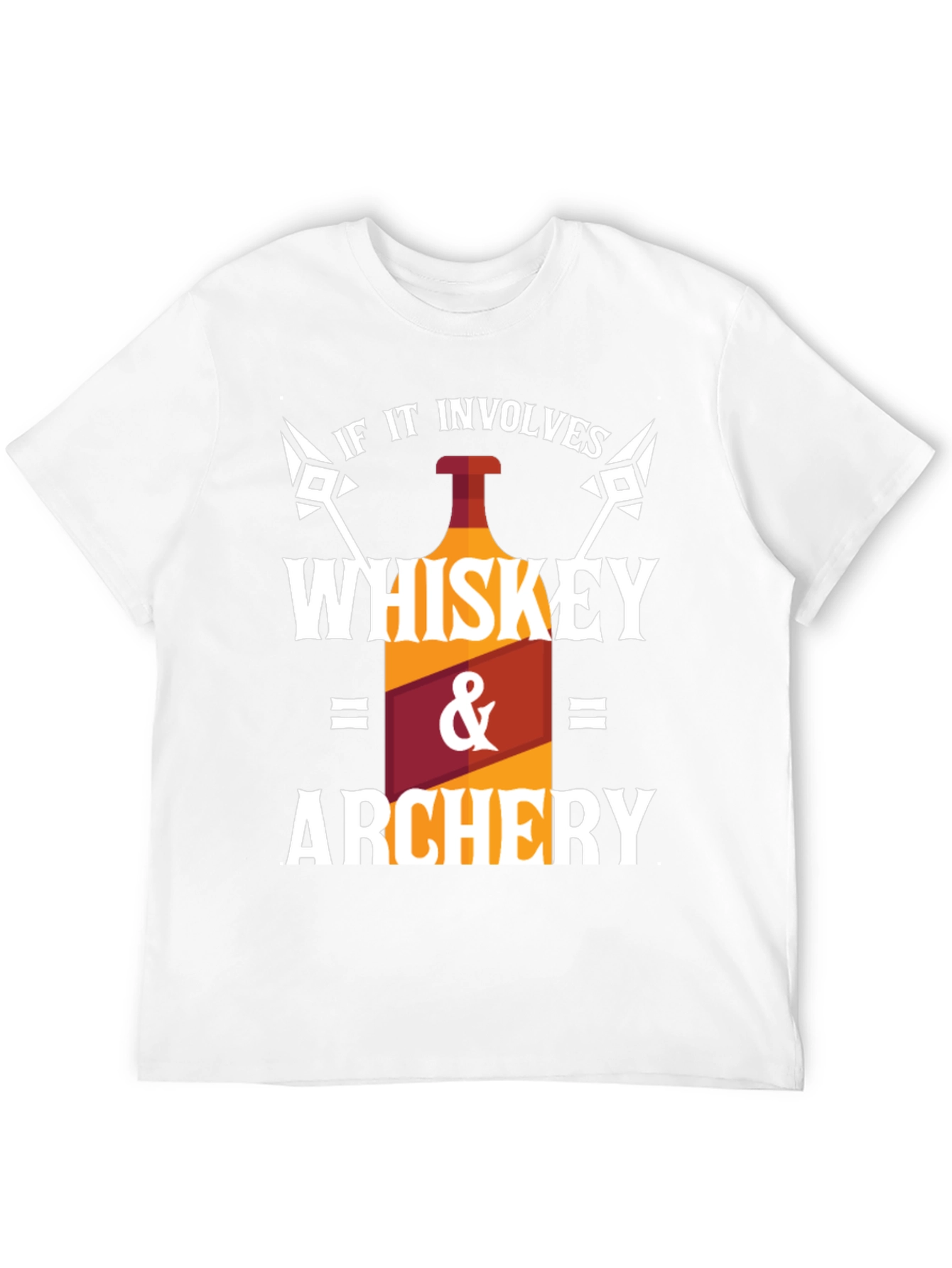 Whiskey & Archery Black Graphic T-Shirt