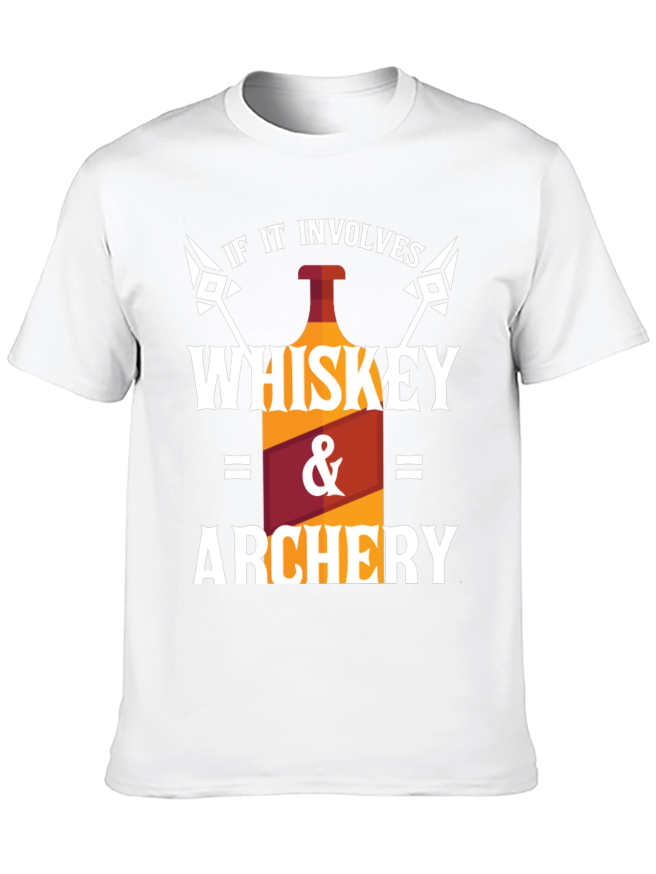 Whiskey & Archery Black Graphic T-Shirt