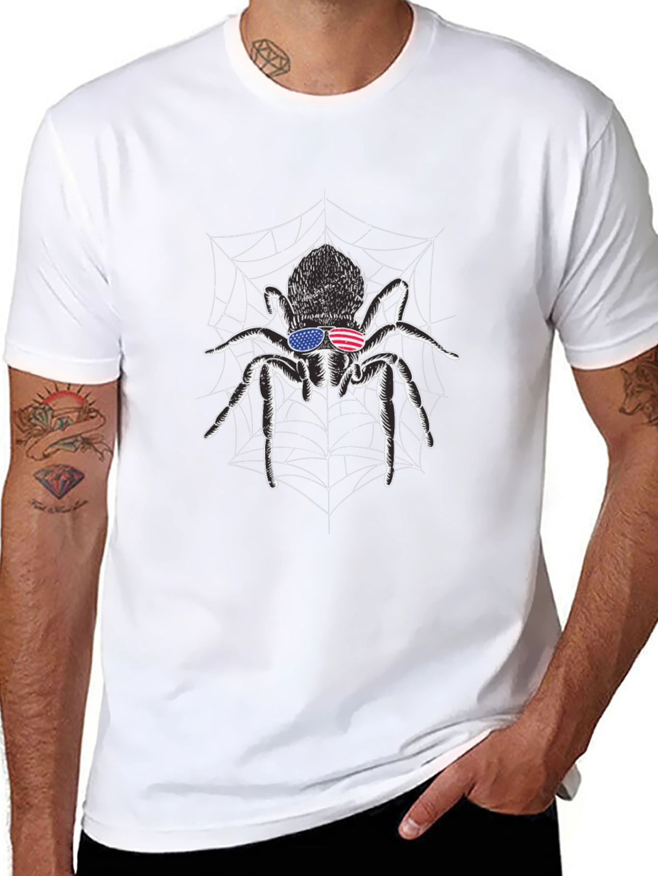 American Spider Graphic T-Shirt