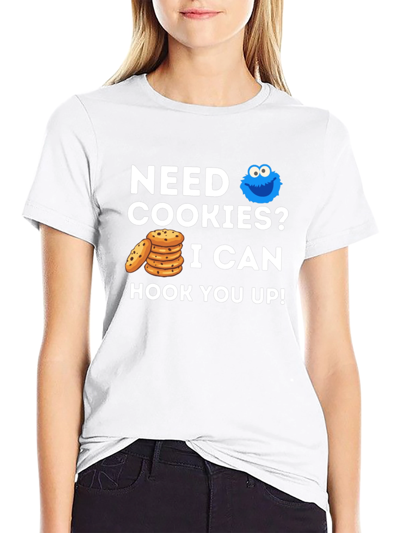Need Cookies? Graphic Tee - Cookie Monster Style!