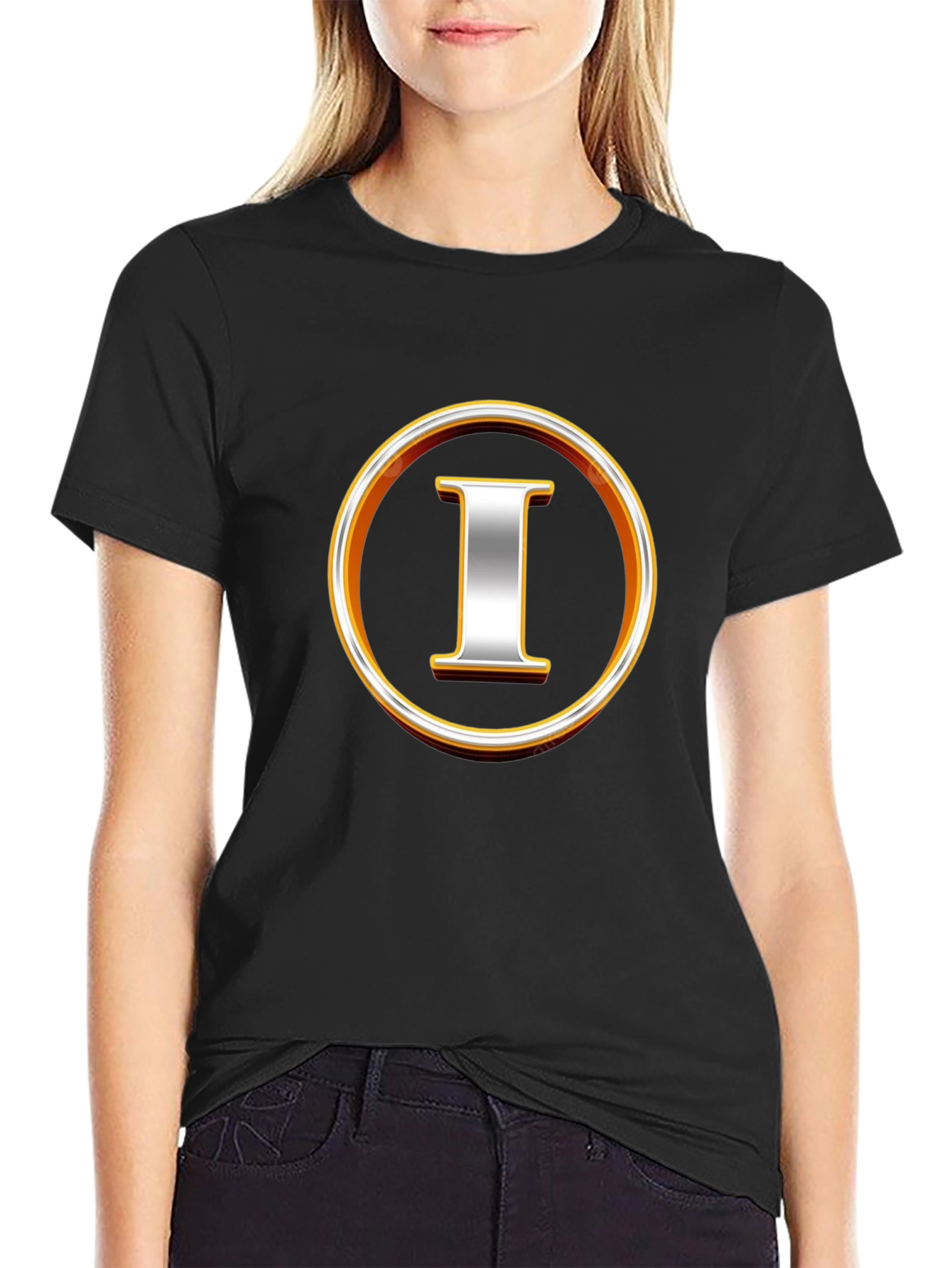 Bold I Graphic Tee - Modern Statement T-Shirt