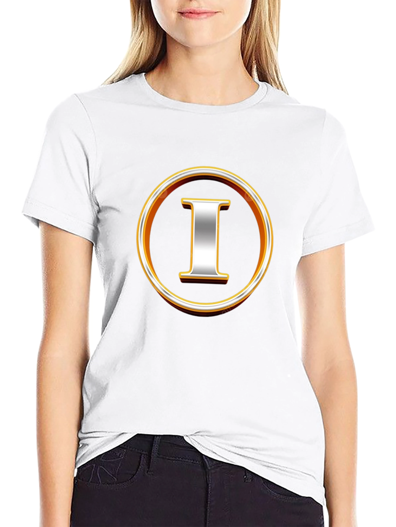 Bold I Graphic Tee - Modern Statement T-Shirt