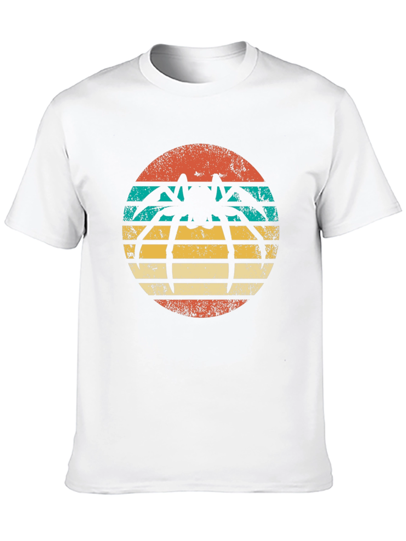 Retro Spider Graphic T-Shirt - Black