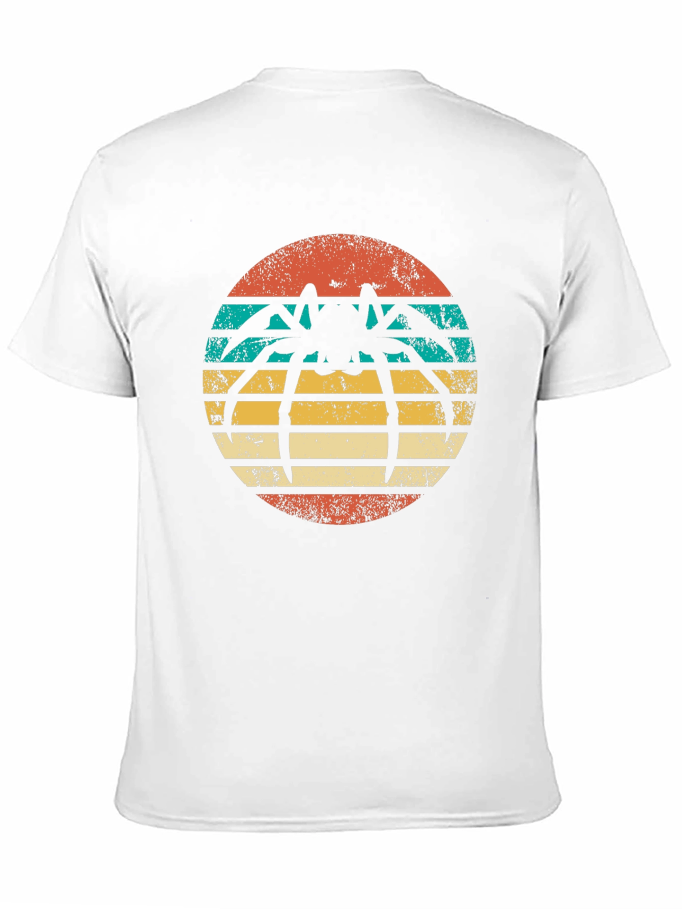 Retro Spider Graphic T-Shirt - Black