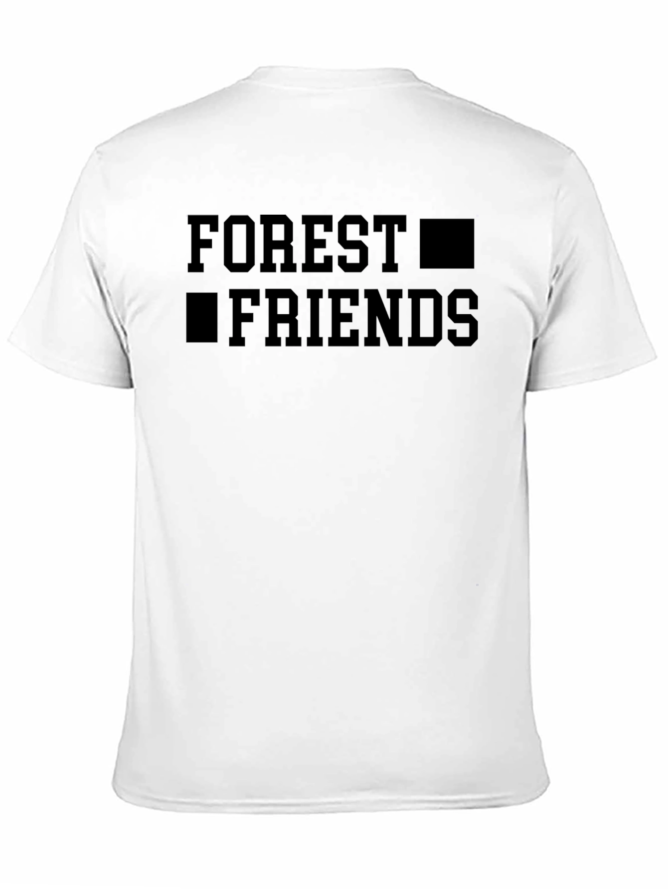 Forest Friends Graphic Tee - Black Crewneck