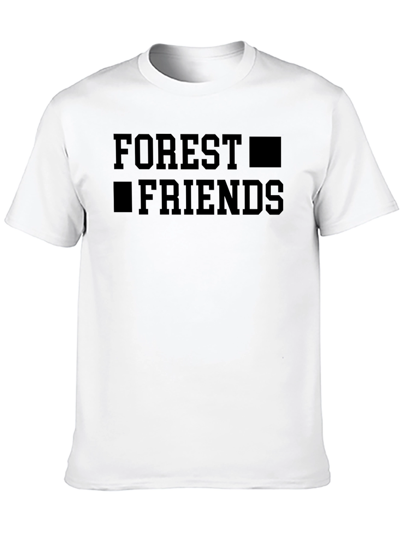 Forest Friends Graphic Tee - Black Crewneck