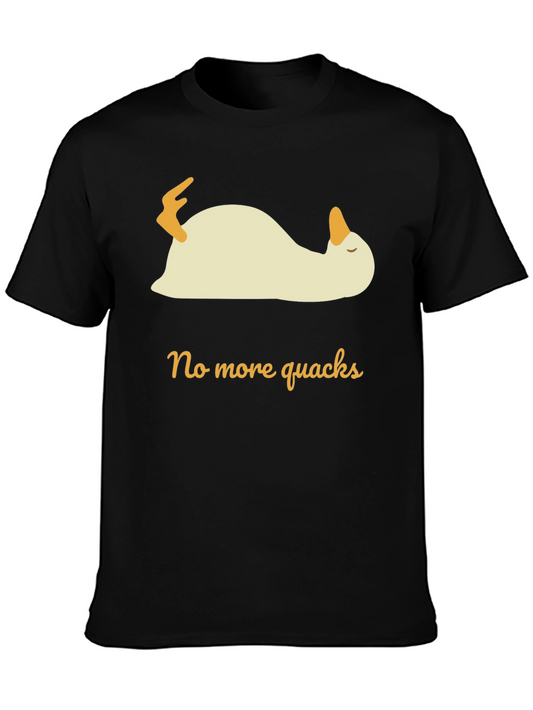 No More Quacks Goose T-Shirt - Funny Animal Tee